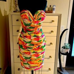 Vintage Vicky Tiel floral dress and jacket